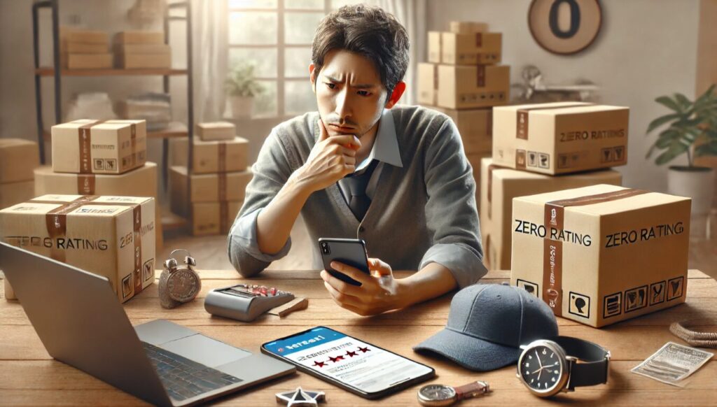 売れてるのに評価0の人がいるのはなぜ？